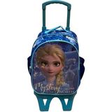 Frocx Frozen Mystery Lisanslı Tekerlekli Çekçekli Okul Çantası - Lacivert