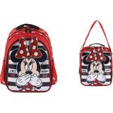 Frocx Minnie Mouse Okul Çantası ve Beslenme Çantası