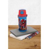 Frocx Spiderman Çelik Matara 500 ml Dayanıklı Yapı ve Sızdırmaz Tasarım ile Okul Kullanımı İçin