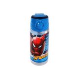 Frocx Spiderman Plastik Matara, 500 ML, Kilitli Pipetli, Çok Renkli
