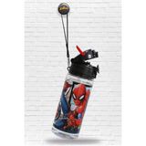 Frocx Spiderman Plastik Matara 500ML Meanwhile - Karışık-Çok Renkli - 1