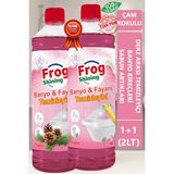 Frog Shining 1 lt Banyo & Fayans Temizleyici Çam Kokulu 2 Parça Derz Temizleyici Seti
