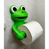 Frog Toilet Paper Holder - Dekoratif Kurbağa Figürlü Tuvalet Kağıdı Tutucu | Banyo ve Tuvalet İçin Eğlenceli Aksesuar | Dayanıklı ve Şık Tasarım
