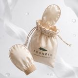 Frondia %100 Saf | İpek Yüz Kesesi (2'li Paket) | Ham Bez Kese Hediyeli | Doğal Peeling, Siyah Nokta & Ölü Deri Temizleyici | Hassas Ciltler İçin Arındırıcı İpek Kese Seti