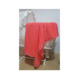 Fronte Home Bebek Çocuk Battaniyesi Yumuşak Peluş Wellsoft Nar Çiçeği Diz Örtusu Şal, - 90 x 100 cm