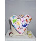 Fronte Home Frontehome Polar Bebek& Çocuk Battaniye ve Çift Katlı Hayvan Desenli Kedi Flamingo Tlk Balık - Renkli - 85 x 100 cm