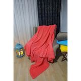 Fronte Home Tv Battaniyesi Tek Kişilik Battaniye Yumuşak Peluş Welsoft Krem Yatak Koltuk Örtüsü TEK35724675001 - Nar Çiçeği - 170 x 200 cm