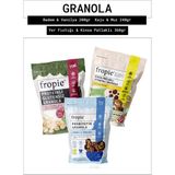 Fropie Badem & Vanilya - Kids Kaju & Muz Küpleri - Glutensiz Yer Fıstıklı & Kinoa Patlaklı granola 3’lü Set - 800 gr
