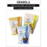 Fropie Badem & Vanilya - Kids Kaju & Muz Küpleri - Probiyotik Yer Fıstığı & Çikolata granola 3’lü Set - 640 gr