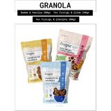 Fropie Badem & Vanilya - Kids Yer Fıstığı & Çilek Küpleri - Yer Fıstığı & Çikolata granola 3’lü Set - 640 gr