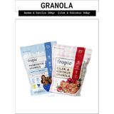 Fropie Badem Vanilya ve Çilek Hibiskus granola Paketi x2 - 560 gr