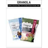 Fropie Badem Vanilya ve Proteinli Glutensiz Yer Fıstıklı Kinoa Patlaklı granola Paketi x2 - 440 gr