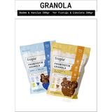 Fropie Badem Vanilya ve Yer Fıstığı Çikolata granola Paketi x2 - 400 gr