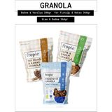 Fropie Badem & Vanilya - Yer Fıstığı & Kakao - Elma & Badem granola 360G 3’lü Set - 920 gr