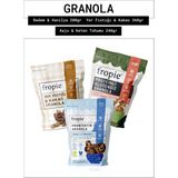 Fropie Badem & Vanilya - Yer Fıstığı & Kakao - Proteinli Glutensiz Kaju & Keten Tohumu granola 3’lü Set - 800 gr
