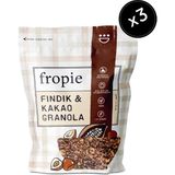 Fropie Fındık & Kakao Granola 360 gr x3