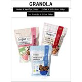 Fropie Probiyotik Badem & Vanilya - Çilek & Hibiskus - Kids Yer Fıstığı & Çilek Küpleri granola 3’lü Set - 920 gr