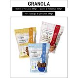 Fropie Probiyotik Badem & Vanilya - Çilek & Hibiskus - Probiyotik Yer Fıstığı & Çikolata granola 3’lü Set - 760 gr