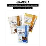 Fropie Probiyotik Badem & Vanilya - Yer Fıstığı & Kakao - Probiyotik Yer Fıstığı &çikolata granola 3’lü Set - 760 gr