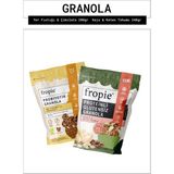 Fropie Probiyotik Yer Fıstığı Çikolata ve Proteinli Glutensiz Kaju Keten Tohumu granola Paketi x2 - 440 gr