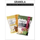 Fropie Probiyotik Yer Fıstığı Çikolata ve Proteinli Glutensiz Yer Fıstıklı Kinoa Patlaklı granola Paketi x2 - 440 gr