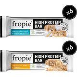 Fropie Vegan High Protein Bar 12'Li Set - Yer Fıstık Ezmeli & Fındıklı & Hindistan Cevizli - 12 Adet