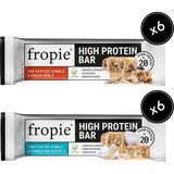 Fropie Vegan High Protein Bar 12’Li Set - Yer Fıstık Ezmeli & Kakao Nibli & Hindistan Cevizli - 12 Adet