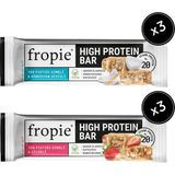 Fropie Vegan High Protein Bar 6’Lı Set - Yer Fıstık Ezmeli & Çilekli & Hindistan Cevizli - 6 Adet