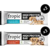Fropie Vegan High Protein Bar 6’Lı Set - Yer Fıstık Ezmeli & Kakao Nibli & Hindistan Cevizli - 6 Adet