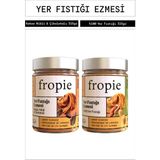Fropie Yer Fıstığı Ezmesi Seti Yer Fıstığı & Kakao Nibli Çikolatalı 315 gr X2 - 630 gr