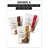 Fropie Yer Fıstığı & Kakao - Çilek & Hibiskus - Fındık & Kakao granola 3’lü Set - 1 kg