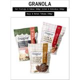 Fropie Yer Fıstığı & Kakao - Çilek & Hibiskus - Glutensiz Kaju & Keten Tohumu granola 3’lü Set - 960 gr