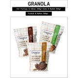 Fropie Yer Fıstığı & Kakao - Elma & Badem - Fındık & Kakao granola 3’lü Set - 1 kg
