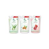 Frosch Aloe Vera Krem Sabun 500 ml + Badem Özlü Krem Sabun 500 ml + Senses Nar Krem Sabun 500 ml