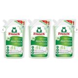 Frosch Aloe Vera Sıvı Bulaşık Deterjanı Hassas Ciltler Için 800 ml x 3 Adet, Vegan, Yedek Torba