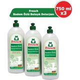 Frosch Badem Özlü Bulaşık Deterjanı 750ML 3'lü - 2,2 lt