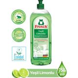 Frosch Bulaşık Deterjanı 750 ml Cilde Dost Yeşil Limon Kokusuyla Güçlü Temizlik
