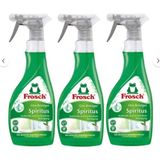 Frosch Cam ve Ayna Temizleyici Spiritus Güçlü ve Iz Bırakmayan Temizlik 500 ml x 3 Adet, Vegan