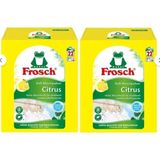 Frosch Citrus Beyazlar Için Toz Çamaşır Deterjanı 1,45 Kg–22 Yıkama x 2 Adet, Bitki Bazlı, Vegan - 1,44 lt