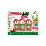 Frosch Granatapfel Nar Özlü Renkli Çamaşırlar İçin Sıvı Çamaşır Deterjanı 1,5 L (25 Yıkama) X 3 Adet
