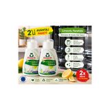 Frosch Hepsi Bir Arada Limonlu Bulaşık Makinesi Temizleme Jeli 80 ml (5 Yıkama) X 2 Adet