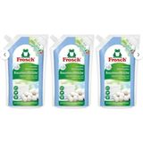 Frosch Pamuk Çiçeği Sensitive-Hassas Çamaşır Yumuşatıcı 1 L x 3 Adet – Bitki Bazlı, 40 Yıkama, Vegan - 1 lt