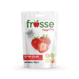 frosse Çilek Kıtırı - Freeze Dried - Üretici Firmadan Dondurularak Kurutulmuş Çilek Cipsi 15g