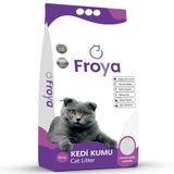 Froya Lavanta Kokulu Topaklanan 10L Bentonit Kedi Kumu