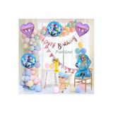 Frozen Elsa 1 Yaş Balon Seti Karlar Ülkesi Konsept Helyum Balon Set Frozen Elsa Doğum Günü Set