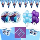 Frozen Elsa 8 Kişilik Doğum Günü Parti Seti Süsler