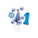 Frozen Elsa Folyo Balonlu Yaş Balon Set, 1