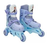 Frozen Karlar Ülkesi 3 Tekerlekli Inline Paten - 29-32 Numara Ayarlanabilir Başlangıç Pateni