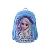 Frozen Kız Çocuk Okul Çantası, Elsa Baskılı, Mavi, İlkokul