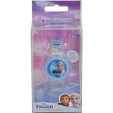 Frozen LED Işıklı Dijital Kol Saati Be Bold Kız Çocuk İçin Mavi Plastik Kasa Suya Dayanıklı